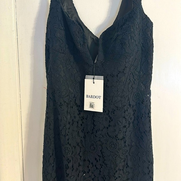Bardot, Black lace midi dress - Picture 2 of 4